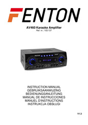 Fenton AV460 Manuel D'instructions
