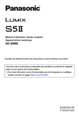 Panasonic DC-S5M2 Manuel D'utilisation