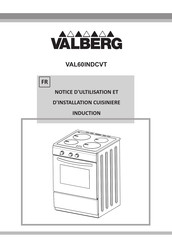 VALBERG VAL60INDCVT Notice D'utilisation Et D'installation