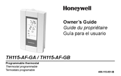 Honeywell TH115-AF-GB Guide Du Propriétaire