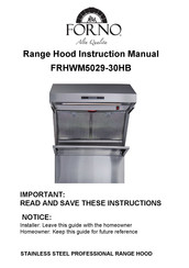 Forno Alta Qualita FRHWM5029-30HB Manuel D'instructions