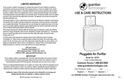 Guardian Technologies AP201 Utilisation Et Instructions D'entretien