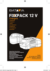 Batavia FIXXPACK 12 V 7064222 Mode D'emploi