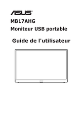 Asus MB17AHG Guide De L'utilisateur