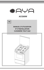 AYA ACG60W Manuel D'utilisation Et D'installation