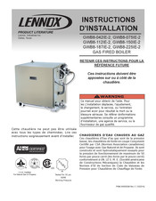 Lennox GWB8-112IE-2 Instructions D'installation