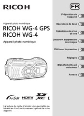 Ricon WG-4 Mode D'emploi