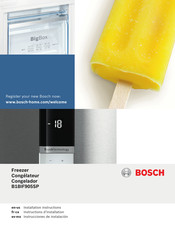 Bosch B18IF905SP Instructions D'installation