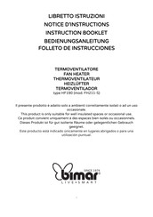 Bimar FH211-S Notice D'instructions