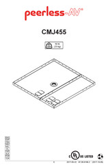 peerless-AV CMJ455 Manuel D'utilisation