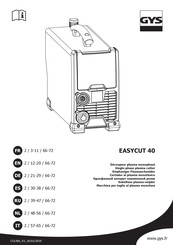 GYS EASYCUT 40 Manuel D'installation