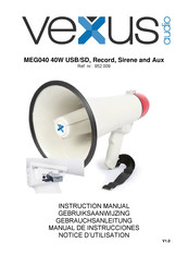 Vexus Audio MEG040 Notice D'utilisation