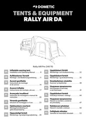 Dometic Rally AIR Pro 240 TG Instructions De Montage Et De Service