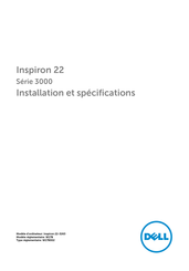 Dell Inspiron 22 Instructions D'installation Et Spècifications