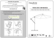 Hesperide MANOA 171256A Instructions D'installation