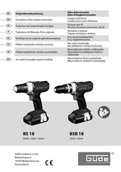 Güde 58504 Traduction Du Mode D'emploi D'origine