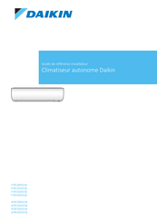 Daikin FTXF42D5V1B Guide De Référence Installateur