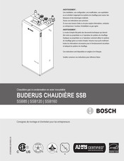 Bosch SSB160 Instructions De Montage Et D'entretien