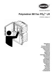 Hach Polymetron 9611sc PO4 3-LR Fonctionnement