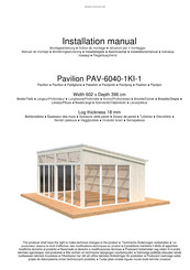 hortum PAV-6040-1KI-1 Notice De Montage