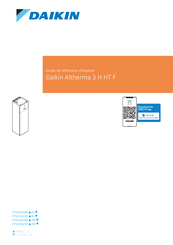 Daikin Altherma 3 H HT F ETVZ16E9W7 Guide De Référence Utilisateur