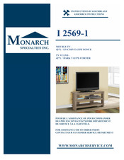 Monarch Specialties I 2569-1 Instructions D'assemblage