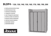 RAVAK BLDP4-180 Instructions De Montage