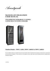 Avantgarde TBWC-168DS1 Manuel D'utilisation