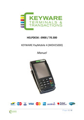 Keyware PayMobile 4 MOVE5000 Manuel
