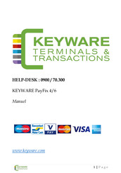 Keyware PayFix 4/6 Manuel