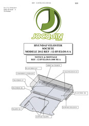 JOCQUIN 12-HVELOS-S-1000 M1 Notice De Montage