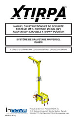 Xtirpa IN-8018 Manuel D'instructions Et De Sécurité