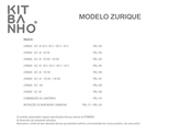 KITBANHO ZURIQUE ALT. 80 Instructions De Montage