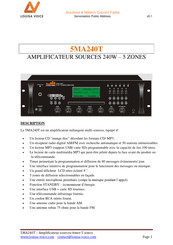 louisa voice 5MA240T Mode D'emploi