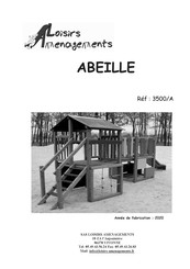 Loisirs Amenagements ABEILLE Instructions De Montage