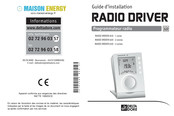 MAISON ENERGY DELTA DORE RADIO DRIVER 620 Guide D'installation