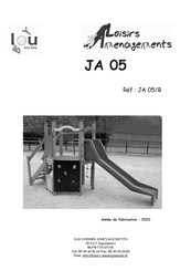 Loisirs Amenagements JA 05/B Instructions De Montage