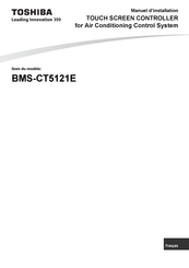 Toshiba BMS-CT5121E Manuel D'installation