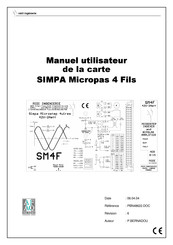 midi ingenierie SIMPA Micropas 4 Fils Manuel Utilisateur