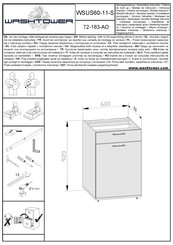 WASHTOWER 72-183-AO Notice De Montage