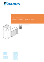 Daikin Altherma 3 H MT ECH2O ETSXB12P30EF Guide De Référence Installateur