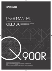 Samsung QN98Q900RB Guide D'utilisation