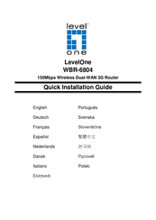 LevelOne 540657 Guide D'installation Rapide