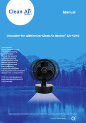 Clean Air Optima CA-404B Mode D'emploi