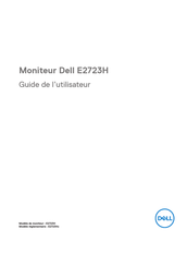 Dell E2723H Guide De L'utilisateur