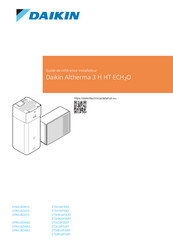 Daikin Altherma 3 H HT ECH2O ETSH16E Guide De Référence Installateur