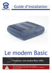 OVH Basic ADSL Guide D'installation