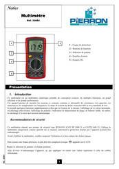 PIERRON 32064 Notice