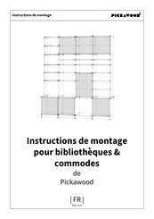 Pickawood P01-1122 Instructions De Montage