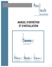 Positech innovation Backus Manuel D'entretien Et D'installation